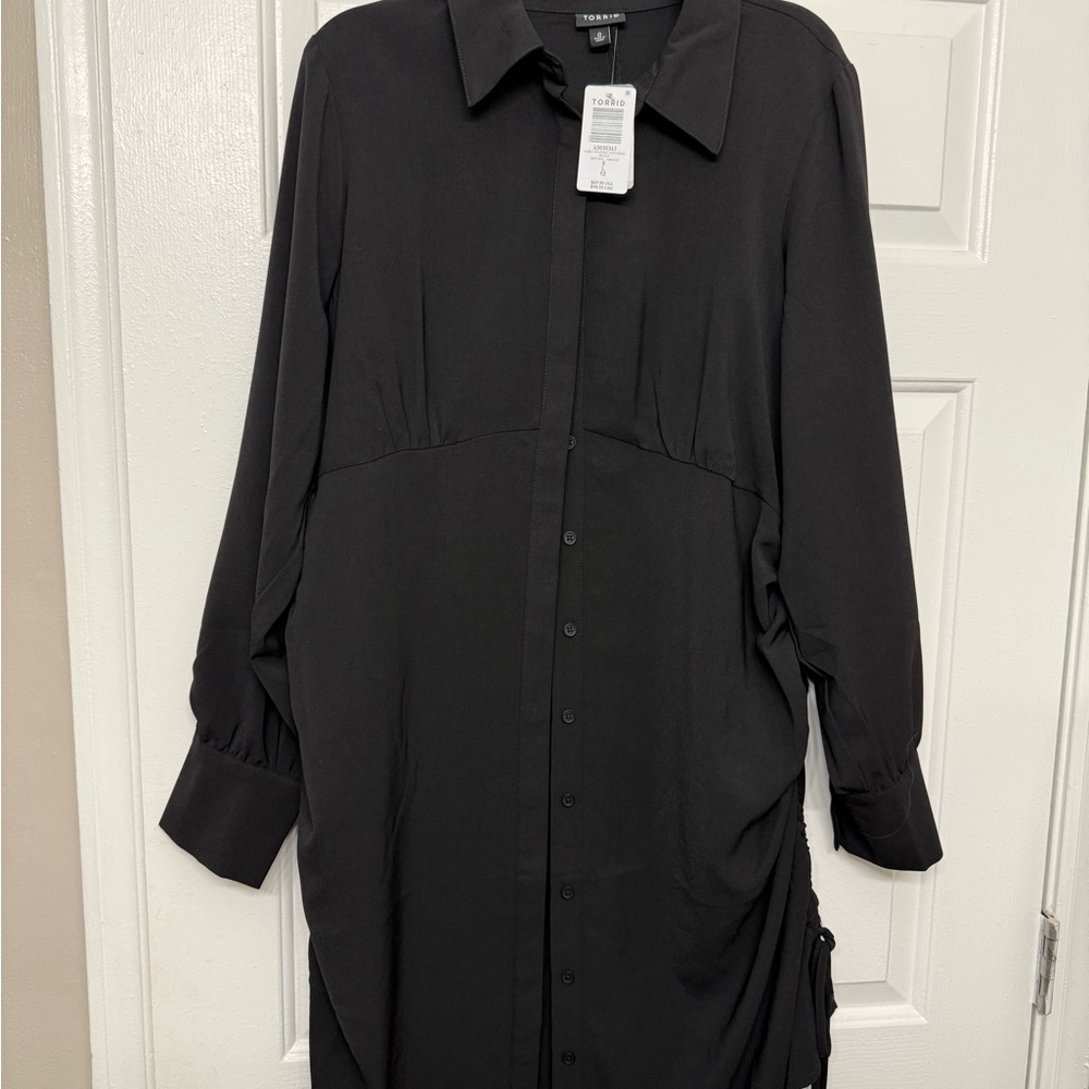 Torrid Black Long Sleeve Dress